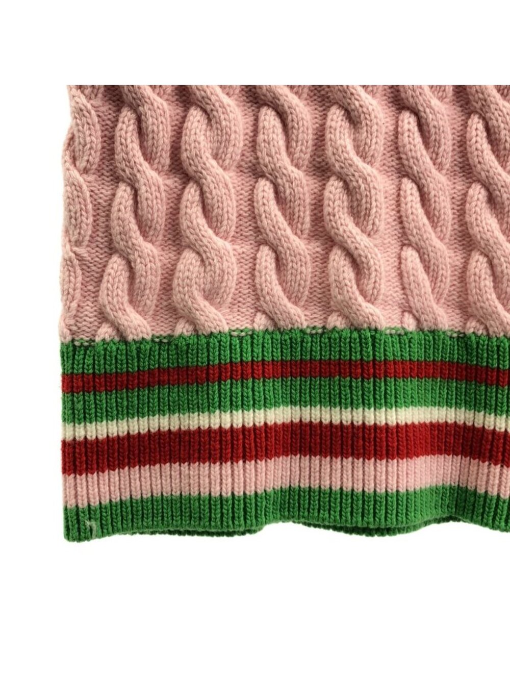 Gucci Adidas Wool Mohair Logo Embroidery Cable Knit Dress XXS - Picture 3 of 7
